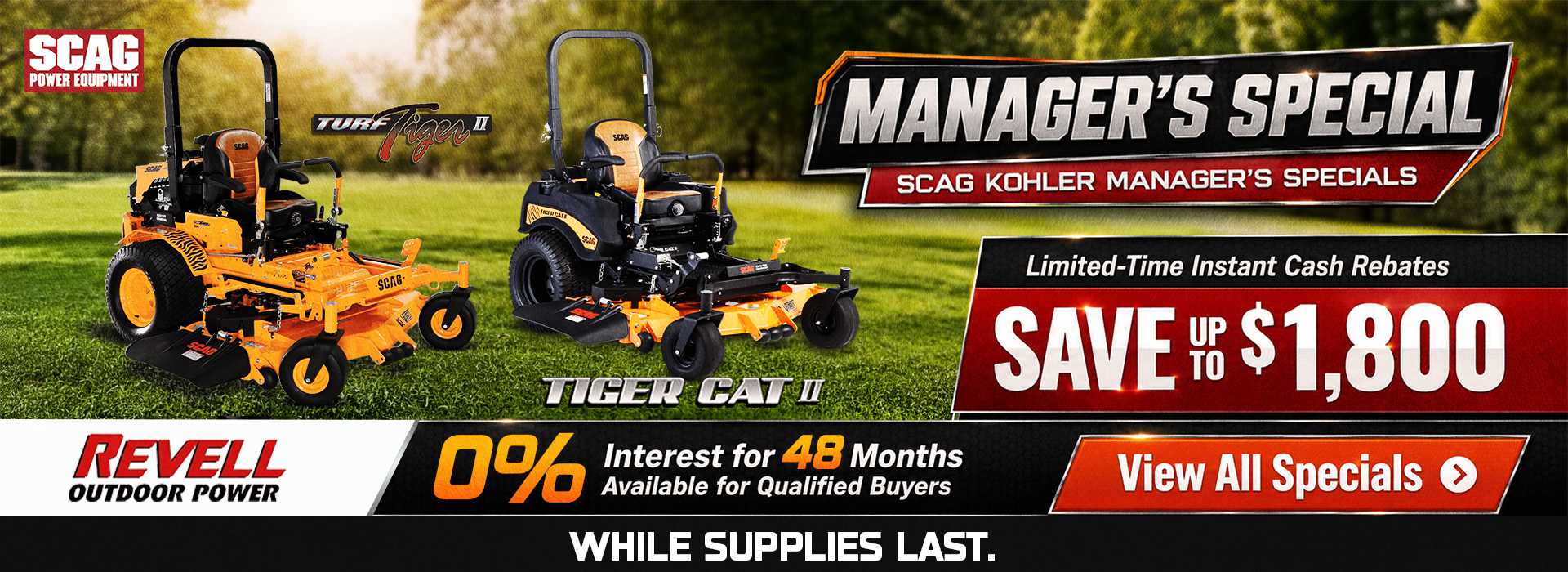 Scag Manager Special