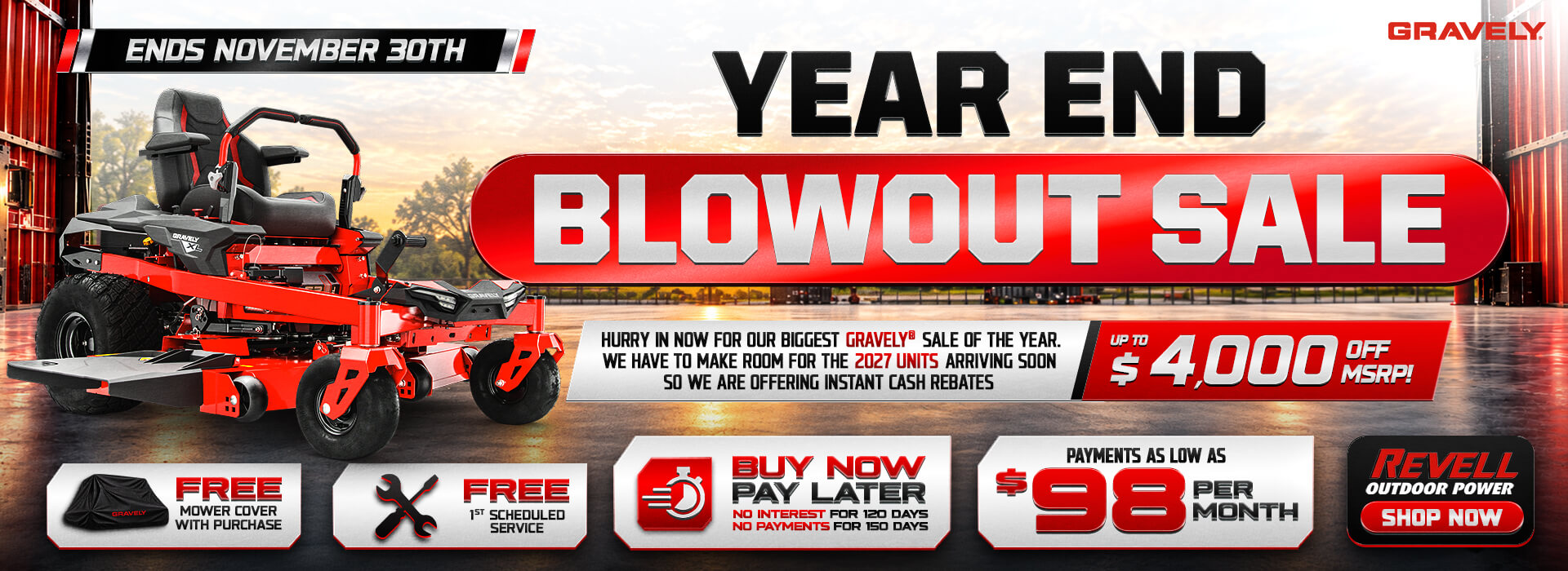 Gravely - Blow Out Sale